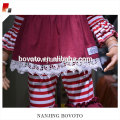 Salwar red and whitish stripe outfit coat&pant gift setting